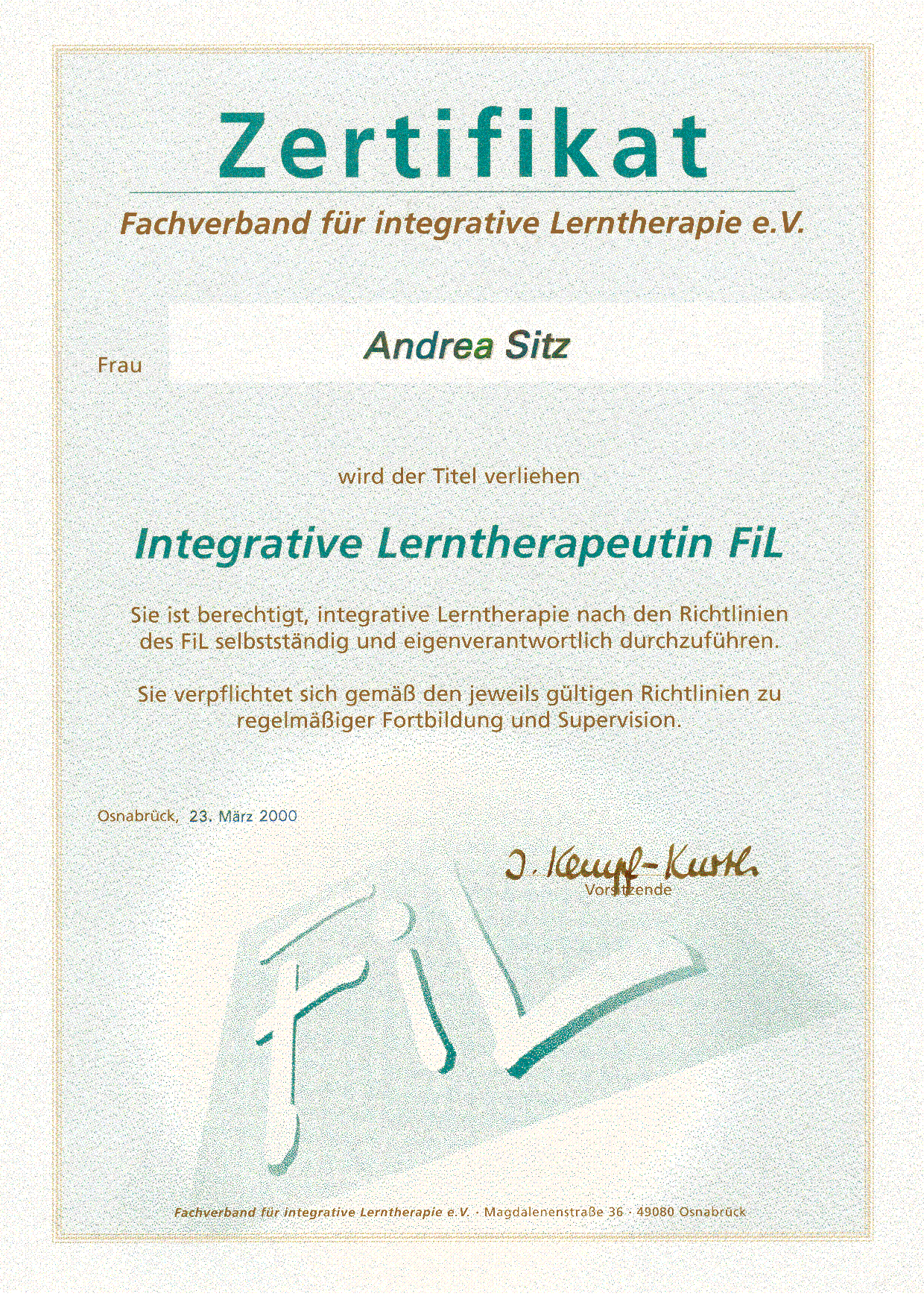 FiL-Zertifikat 2000